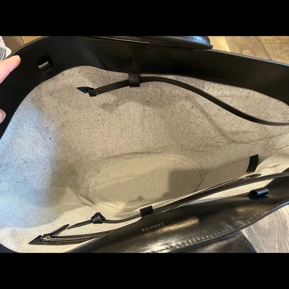 Lemaire black basket leather tote bag - Picture 7 of 9